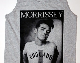 Morrissey Tank Top - The Smiths Morrissey T-Shirt Tank - Unisex Tank Top- Womens & Mens Style
