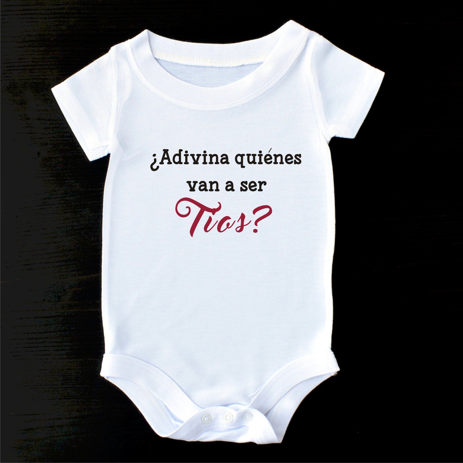 Pregnancy Announcement to Aunt and Uncle in Spanish Spanish