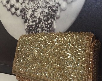 Pochette De Soirée Perles Turquoise – Fermeture éclair, Style Vintage élégant !