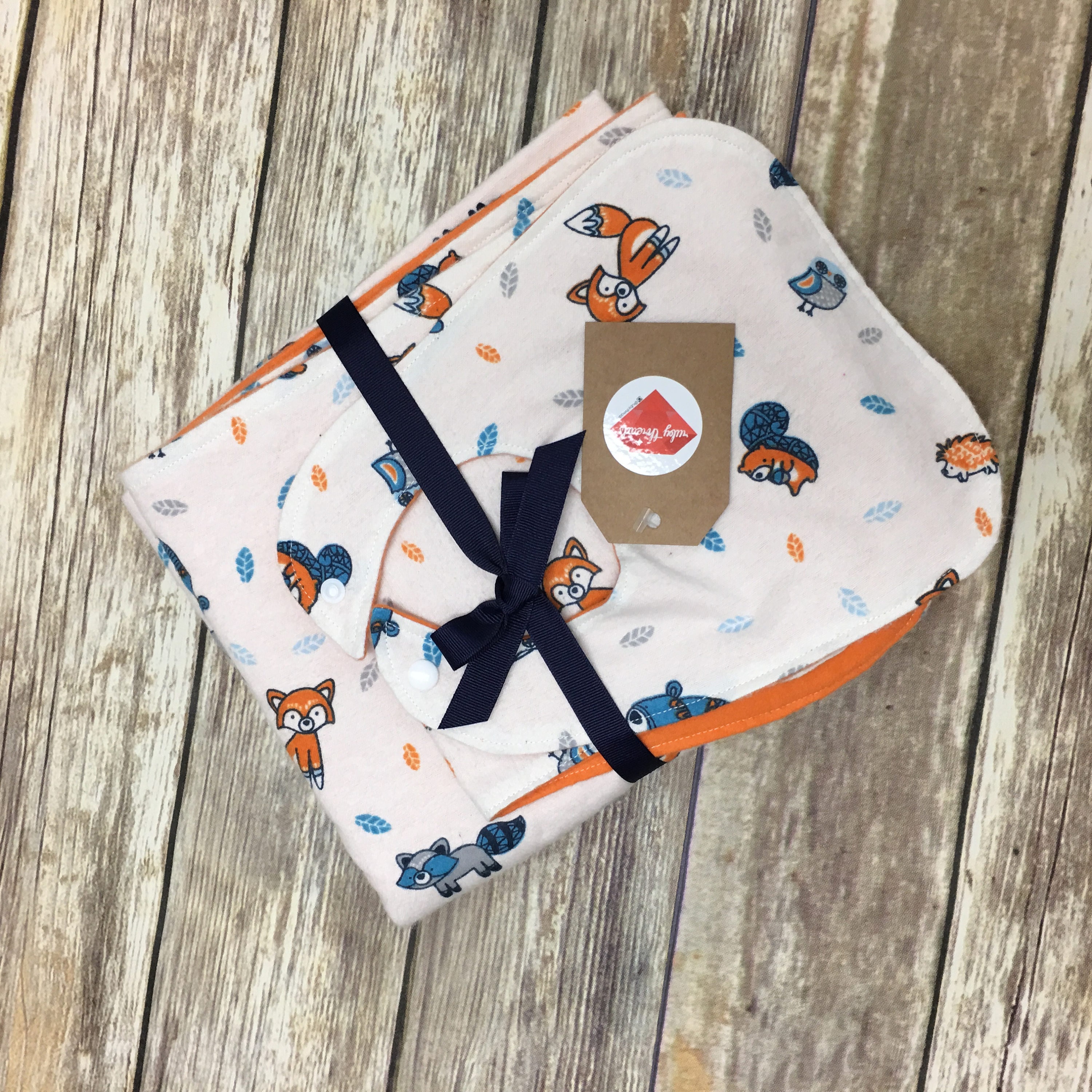 Sale Flannel receiving blanket set Double sided 3 piece