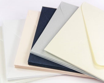 25 - A7.5 Metallic Euro Flap Envelopes - 5 1/2 x 7 1/2
