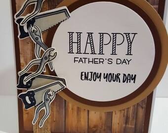 Fathers Day Card, Handyman Card, Handmade Father's Day Card, Birthday Card, Handyman