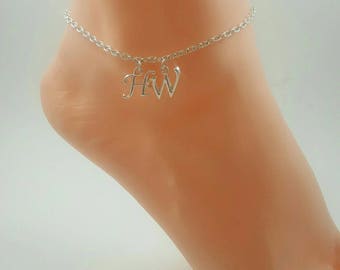 Hotwife Anklet, Initial Jewelry, Personalized Anklet, Swingers Jewelry, Sexy Anklets, BEST SELLER