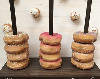 donut stand - cake table - donut wall - doughnut stand - doughnut bar - doughnut wall - wedding