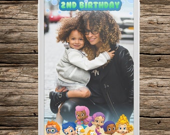 Custom Bubble Guppies Birthday Snapchat GeoFilter