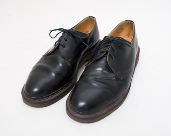 Vintage Dr. Martens Black Shoes -- Size 10 Made In England