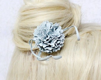 blue hair jewelry for hair bridal hair stick flower hair accessory for bride bridesmaid hair fascinator flower girl gift for girls hair D1