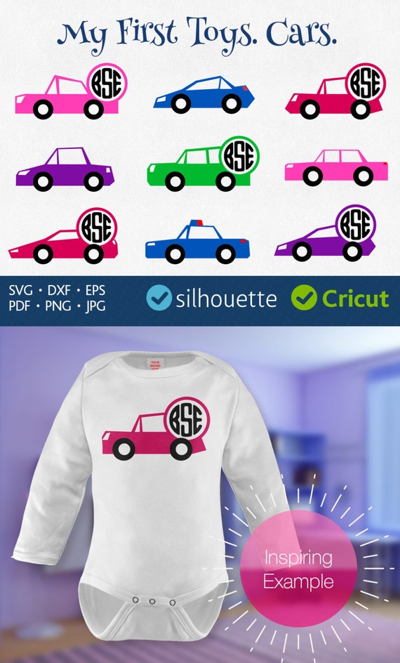 Download CAR SVG cut files Kids monograms svg Boy Cricut downloads Car