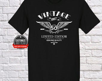 50th Birthday Shirt , 50th birthday gifts for women,50th birthday gift,50th gift for men, made in 1967 all original parts ,50th Birthday