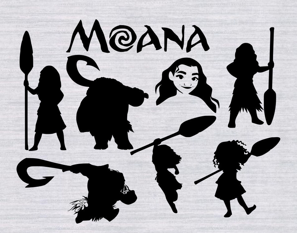 Download Moana SVG Bundle Moana clipart Moana cut files Moana svg