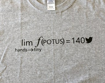 Ultimate Calculus themed shirt for Science March! Anti-Trump equation! Free Shipping!
