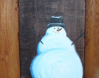 Snowman Painting 