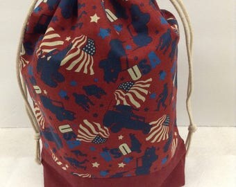 Project bag, knitting bag, crochet bag