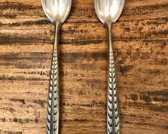 Brodrene Mylius Vintage Norwegian Pewter Salad Serving Set