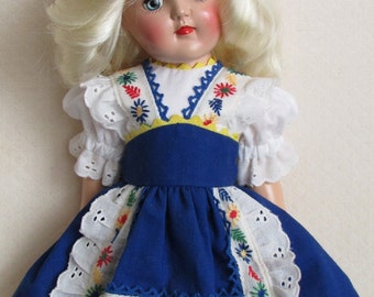 For 16" P-91 Ideal Toni, Dress Inspired by an Original Toni Dress
