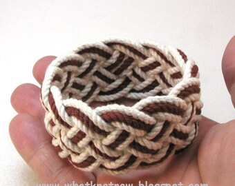 marsala red rope bracelet turks head knot sailor bracelet cotton nautical rope work rope jewelry 3507
