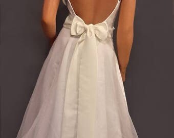 Satin wedding sash bridal belt prom evening pageant tie bridesmaid belt SSH100 AVL IN ivory and 18 other colors CHOOSE Length & Width