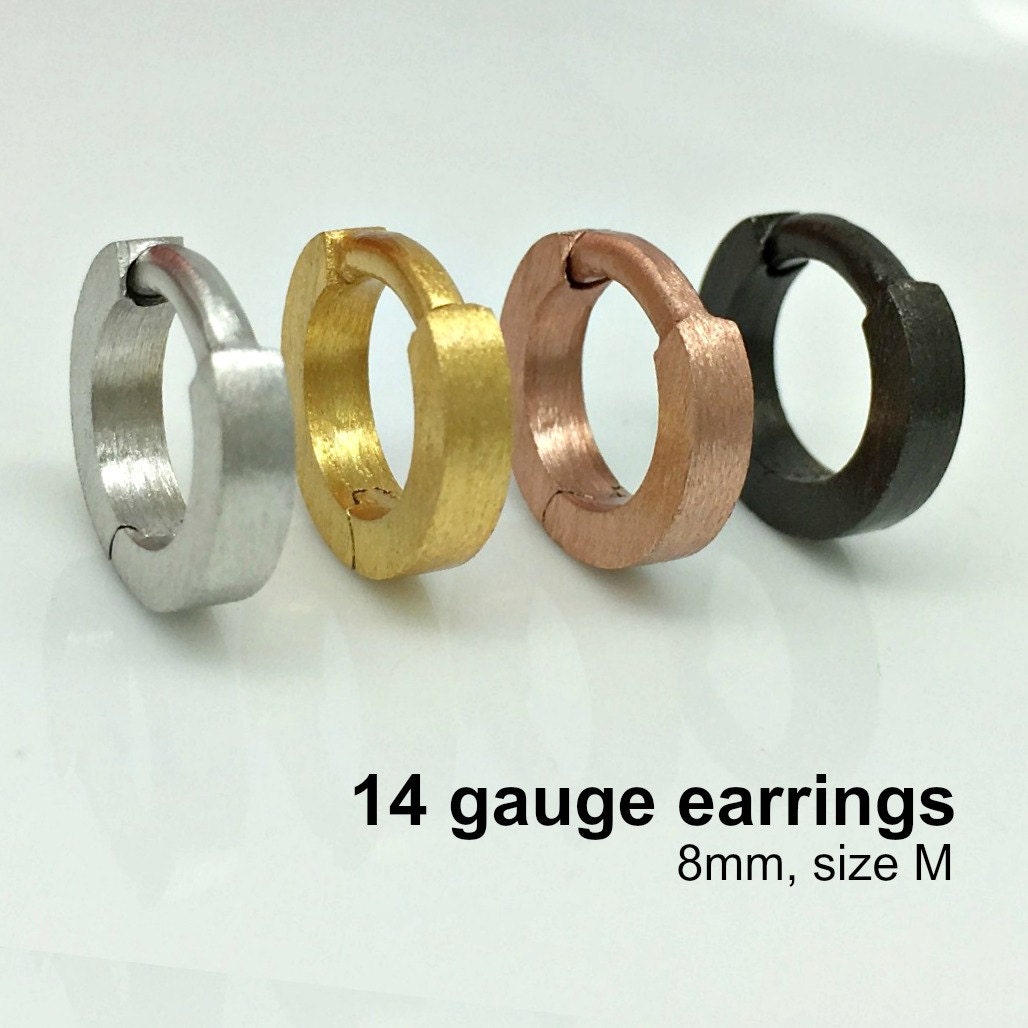 14 gauge hoop earring 14 gauge cartilage hoop earrings for