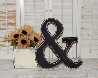 Ampersand Wall Decor ampersand and sign rustic weddingphoto prop wall hanging Ampersand Wall Decor ampersand and sign rustic weddingphoto prop wall hanging