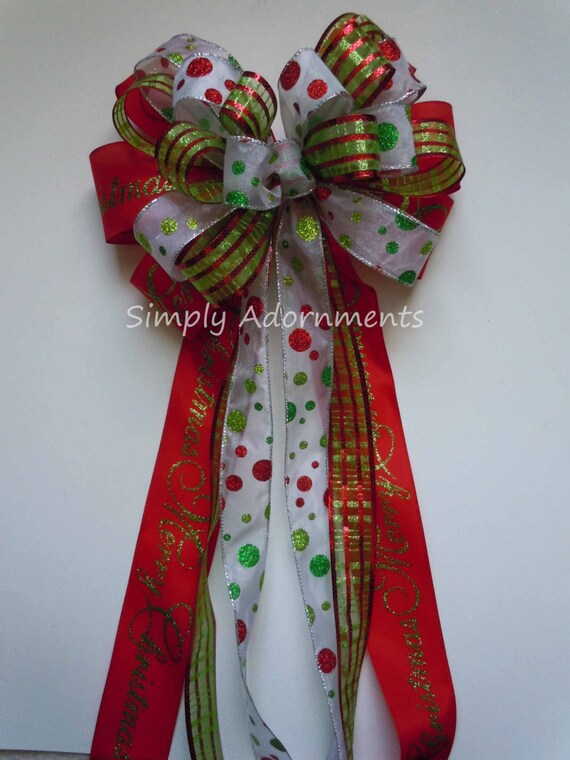 funky christmas bow red lime christmas bow merry christmas funky christmas bow red lime christmas bow merry christmas