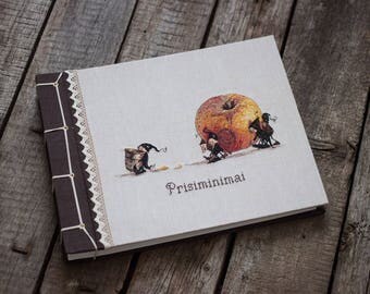 Photo album - Scrapbook album -Personalized photo album - hygge photo album- Custom album - rustic book