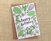 Botanicals Birthday card ...