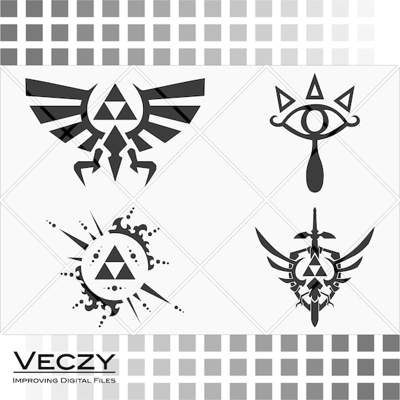 Download legend of zelda digital art cricut downloads eps files