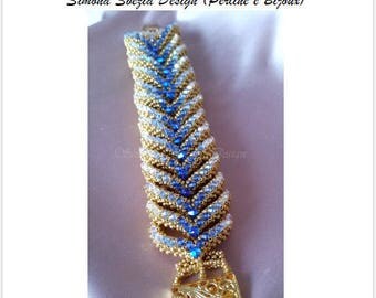 TUTORIAL "SEA WAVES" bracelet / bracciale