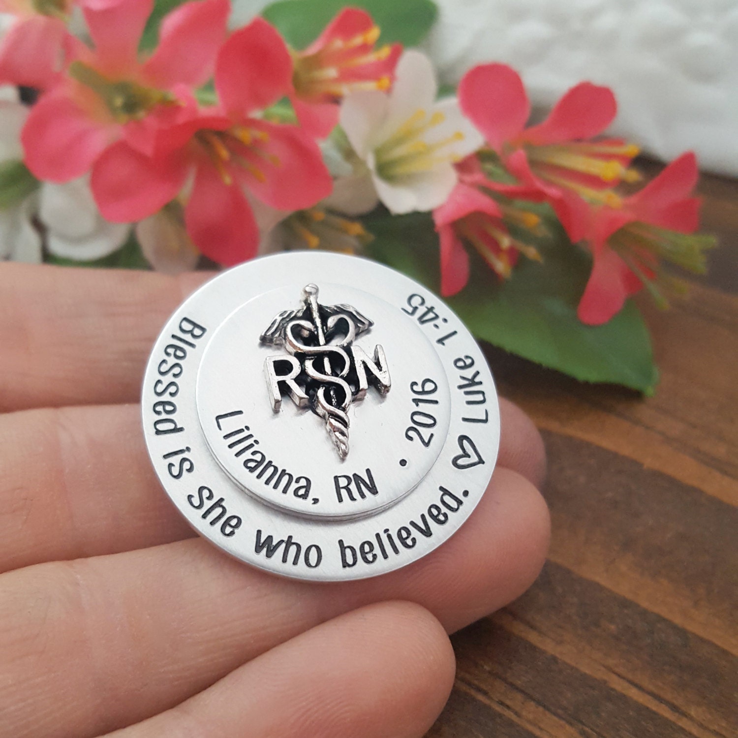 Motivational RN Pin For Pinning Ceremony RN Pin Gift For