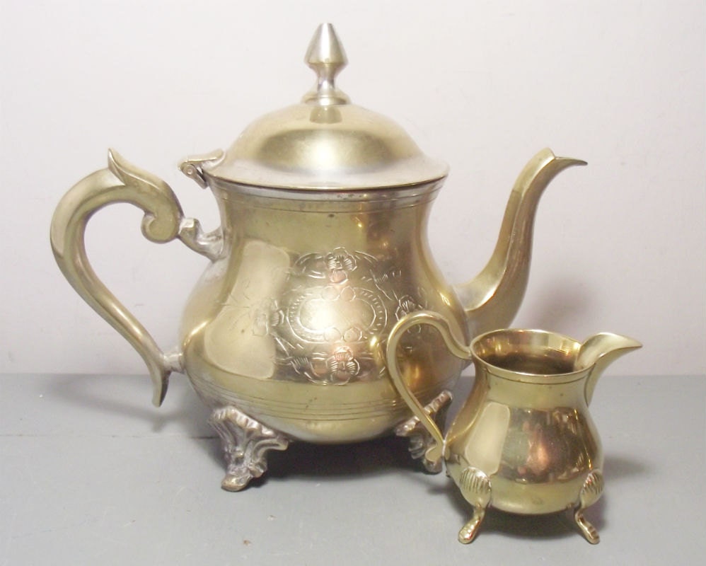 Vintage EPNS Teapot/EPNS Creamer/Plated Creamer/EPNS