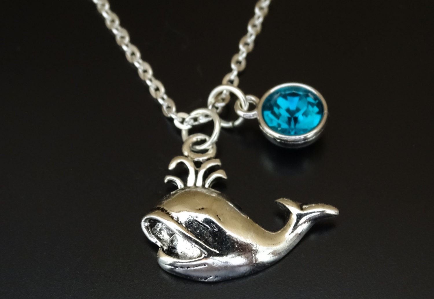 Whale Necklace Whale Charm Whale Pendant Whale Jewelry