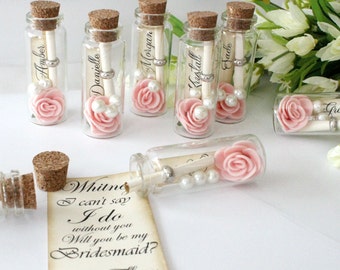 Will you be my bridesmaid - message in a bottle- Bridesmaid cute ideas