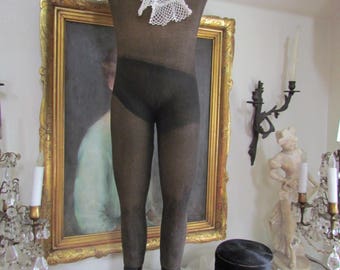Victorian Child's Dress Form With Cast Iron Boots ULTRA RARE Store Display