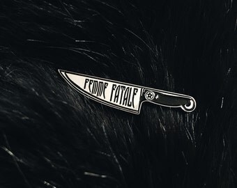 Femme Fatale Enamel Pin