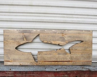 Wooden Fish Wall Decor pallet fish cutout | etsy Wooden Fish Wall Decor pallet fish cutout | etsy