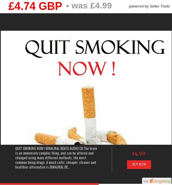 QUIT SMOKING NOW binaural beats brain wave by RetroSheepknits