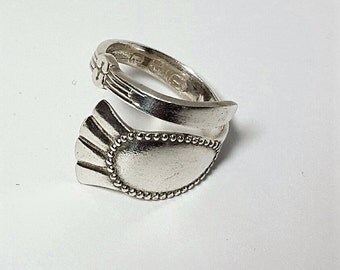 Jewelry Spoon Ring Vintage Spoon Jewelry Silver Antique Ring Coffee Spoon Silver Upscaled Bridesmid Gifts Repurposed