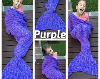 Mermaid Tail Blanket, Little Mermaid Tail Blanket, Toddler - Adult Sizes Available, Crochet Mermaid Tail, mermaid lapghan, mermaid cocoon