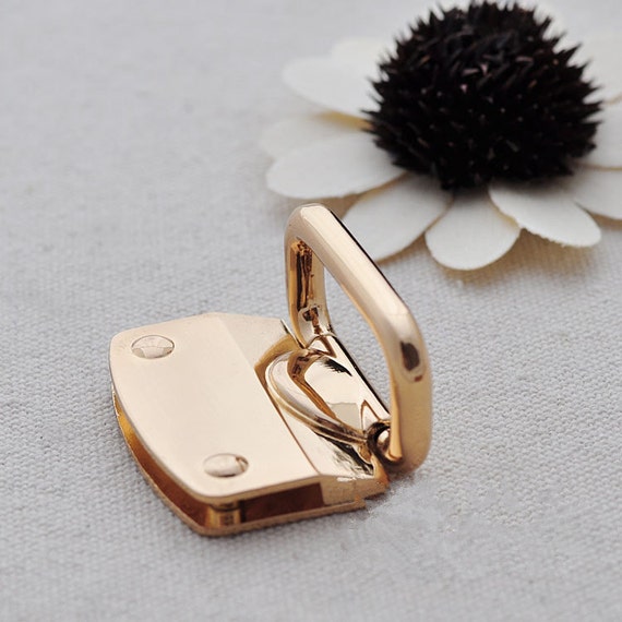 2pcs Metal Handle Bag Hardware Gold Handbag Connector Ring