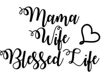 Download Blessed life | Etsy