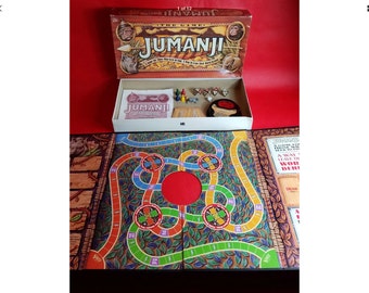 1995 Milton Bradley Jumanji Board Game Robin Williams 1995 Milton Bradley Jumanji Board Game Robin Williams