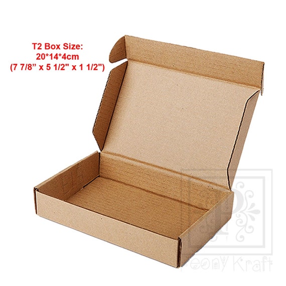 50 Size T2 20x14x4cm Shipping Boxes Corrugated Boxes