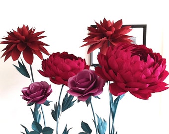 Paper Flower Decoration - Alternative Wedding Arch - Luxury paper flower - luxury paper peony