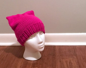 Pink Knit Pussy Hat