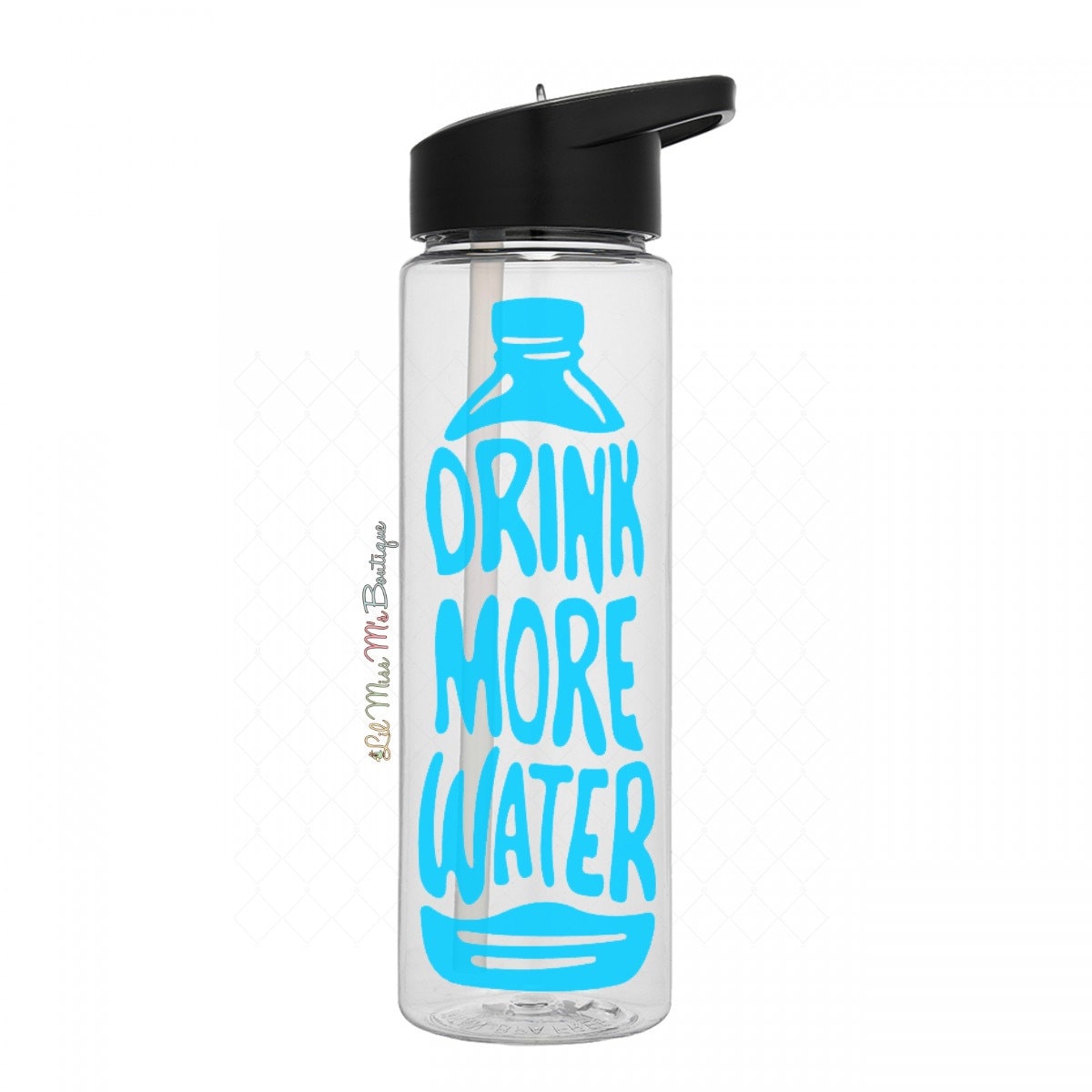 Drink More Water Bottle Fitness Water Bottle Motivational