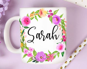 Name coffee mug | Etsy