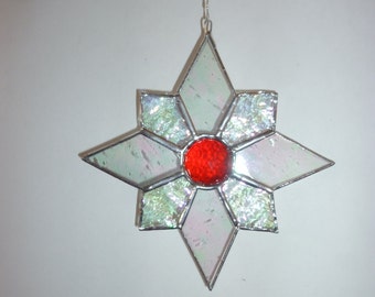 Octagon star ornament,Star Suncatcher,Geometrical ornament.