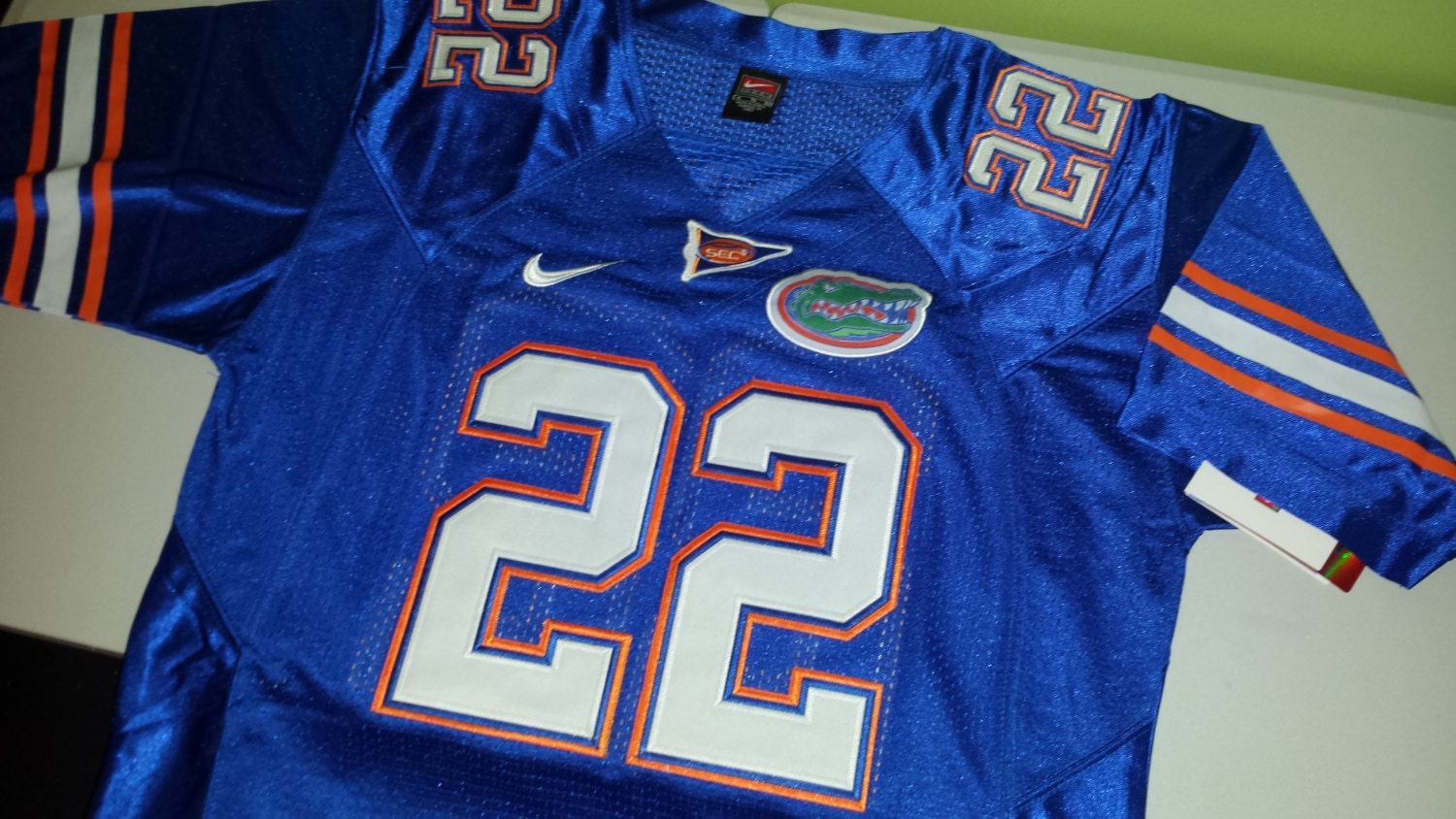 jersey frame size Men's EMMITT SMITH Customized Gators Florida Jersey