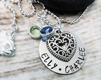 Personalized Mother Necklace,Wife Jewelry,Birthstone Necklace,Mom Jewelry,Mother Jewelry,Mother Necklace,Personalized Jewelry,Name Necklace