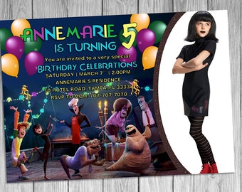 Hotel Transylvania Birthday Invitation